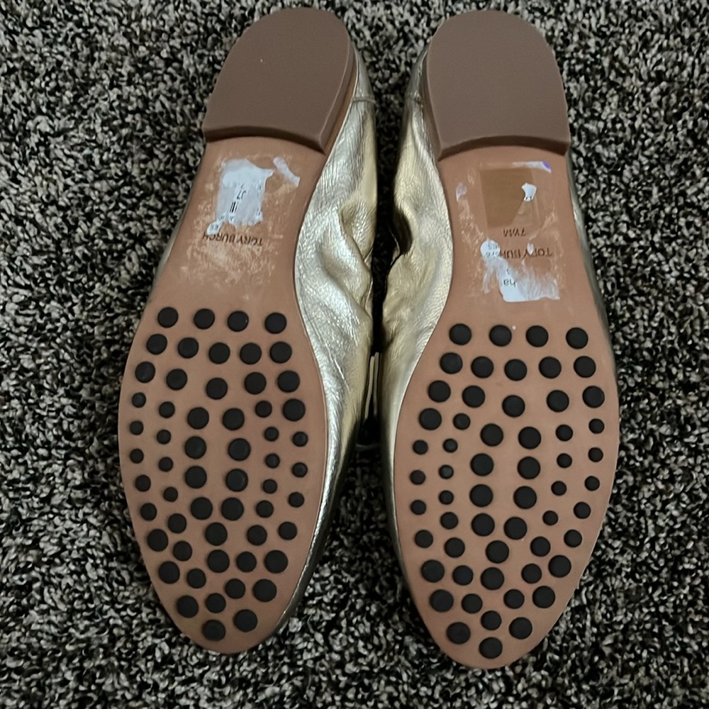 Tory Burch Metallic Gold Perry Loafer, NWOT - Picture 5 of 5